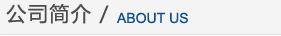 公司簡介